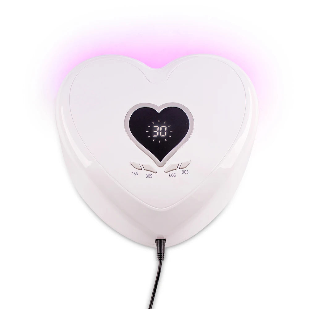High Quality 96W  RED Light Professional Private Label Nail Salon UV Gel Pro Cure Sun UV Led  Amazing  Pink Nail Lamp