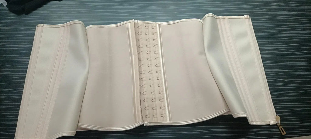 Cross-Border Latex Sports Waist Trainer Corset XS Size Fabric Waist Cincher Abdomen Shaper Compression Feature Plus Sizes