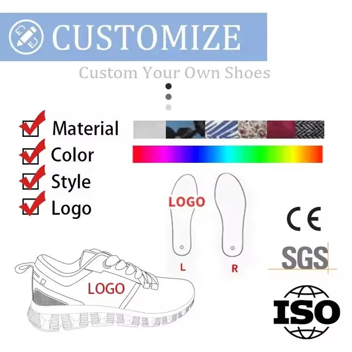 Breathable Lace-up Height Increasing Breathable PU Running Shoes Casual Sneaker for Women Wholesales 341