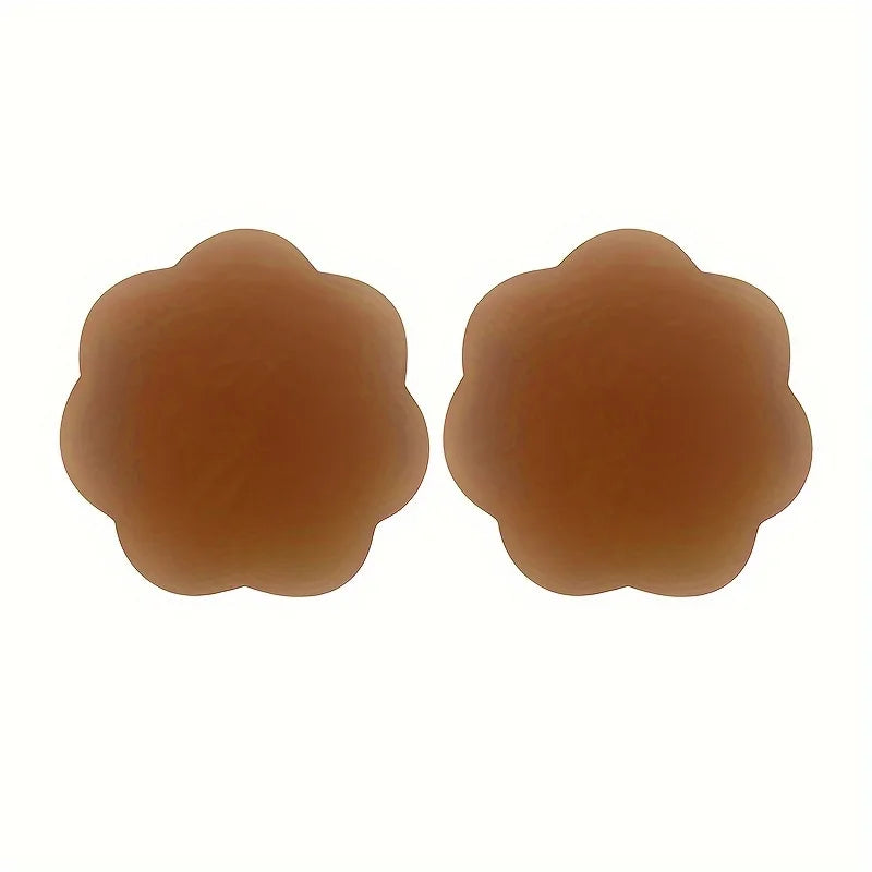8CM Silicone Waterproof Breathable Matte Invisible Adhesive Nipple Covers & Pasties