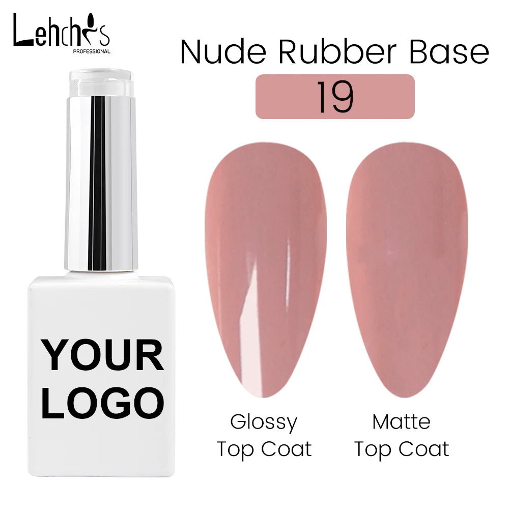 Lehchis 15ml Nude UV Gel Nail Polish Soak off French Nail Camouflage Base Halal Certified for Salon Art Use Customizable Logo