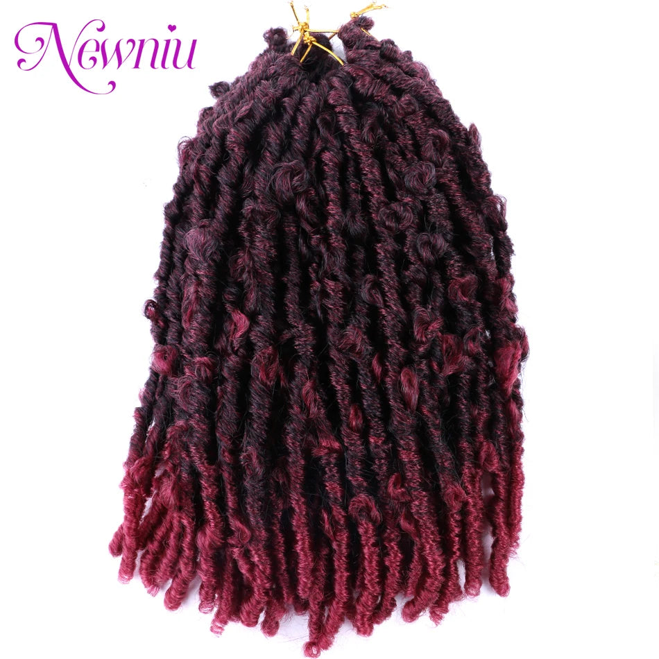 Butterfly Locs Crochet Braids Hair Synthetic Dreadlocks meche Faux Locs Crochet Hair Extensions for women braiding hair