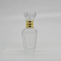 60ml High Quality Empty Transparent Glass Perfume Bottle with Pump Sprayer Gold Cap Dubai Low MOQ