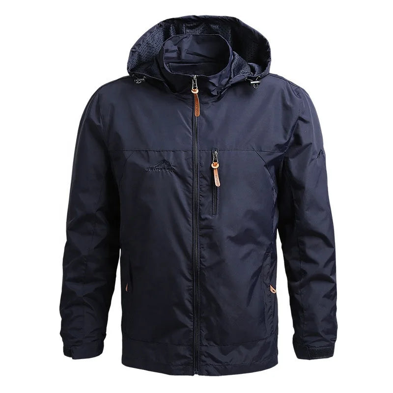 Gorpcore Jacket Men's Tactical Hunting Jacket Men's Autumn Casual Waterproof Windbreaker Men's Coat Pocket Work Clothes