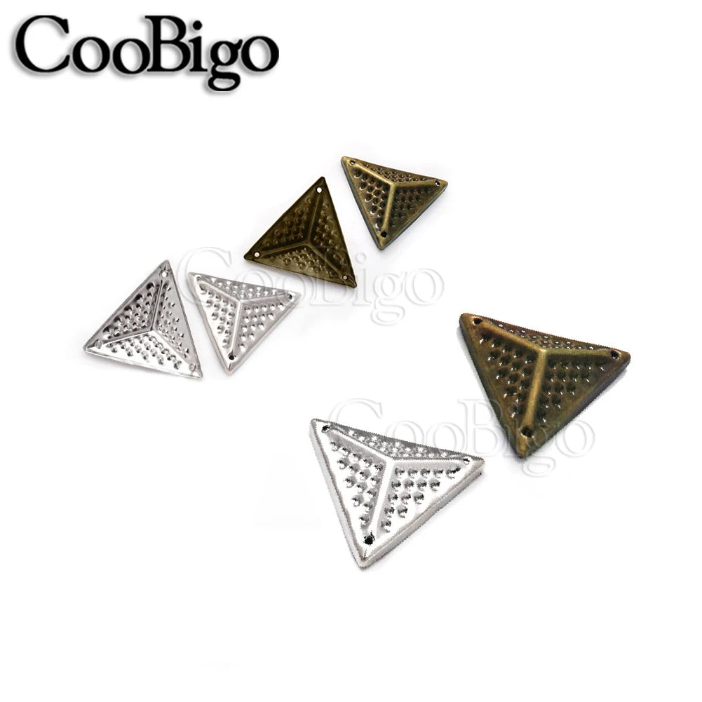 100pcs Metal Claw Rivets Studs Punk Rock Spike Nails Leathercraft DIY Shoes Garment Bag Apparel Bracelet Sewing Accessories