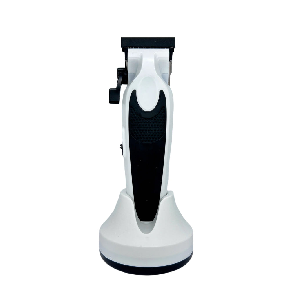 Professional Adult Barber Hair Salon Clippers Rechargeable Electric Metal Hair Clipper for Men with Plastic Handle for Home Use