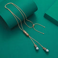 Guam Gold Samoan Women's Pearl Necklace Hawaiian Popular Sweater Chain Wholesale Jewelry