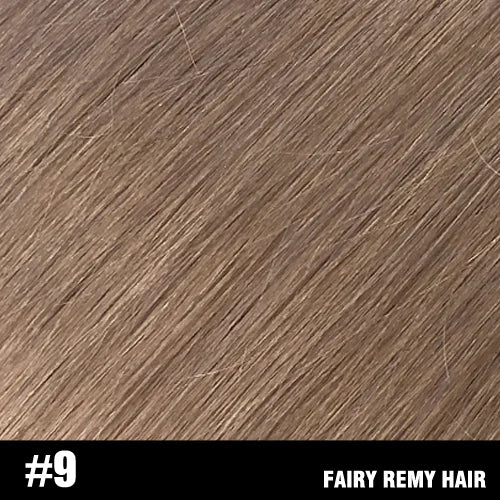 Fairy Remy Hair 20-22" Remy Keratin Flat Tip Human Hair Extensions Straight Capsules Natural Pre Bonded Hair 0.8g/Strand