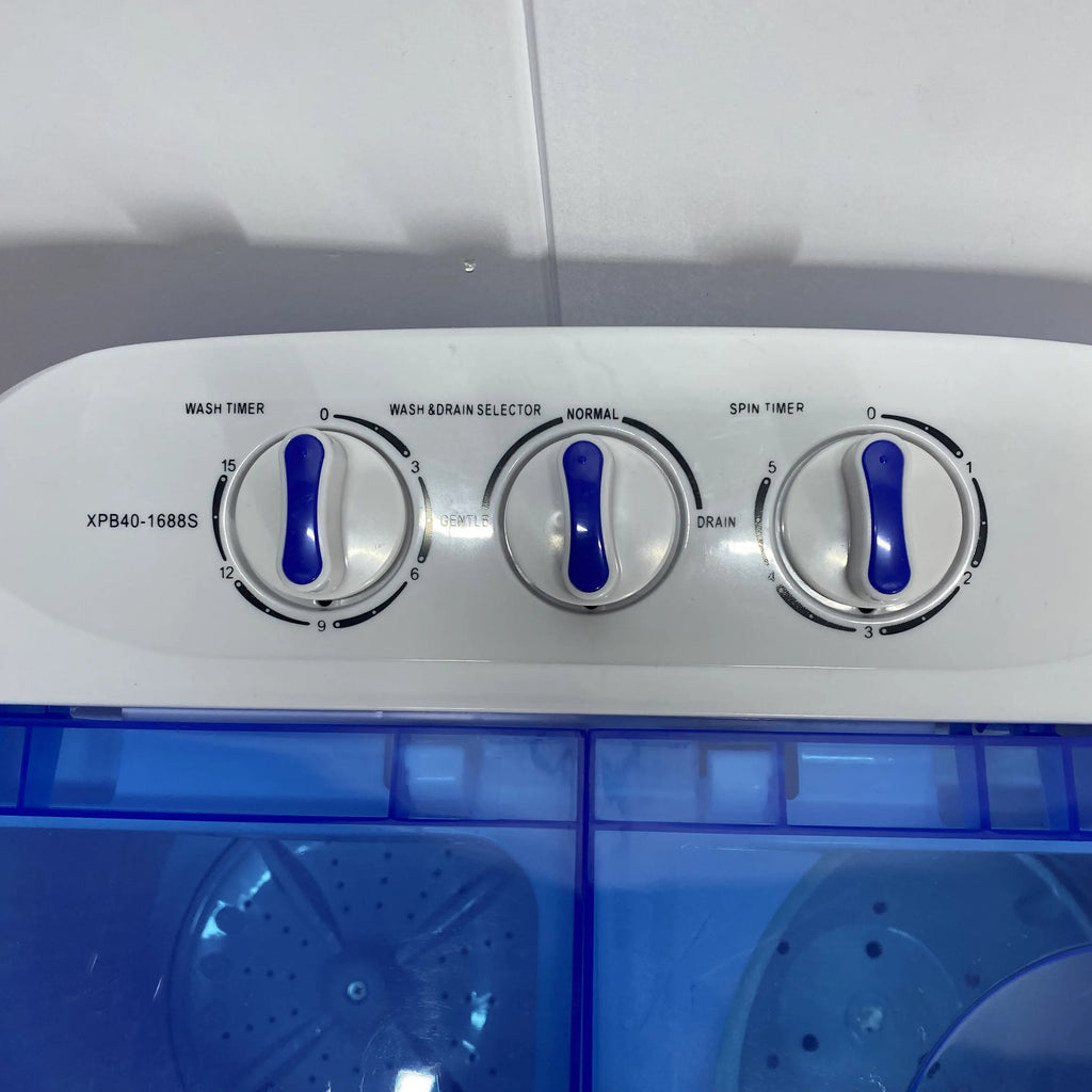 4kg Semi-automatic Twin-cylinder Plastic Washing Machine With Dryer Household Mini Babies and Children Washing Machine