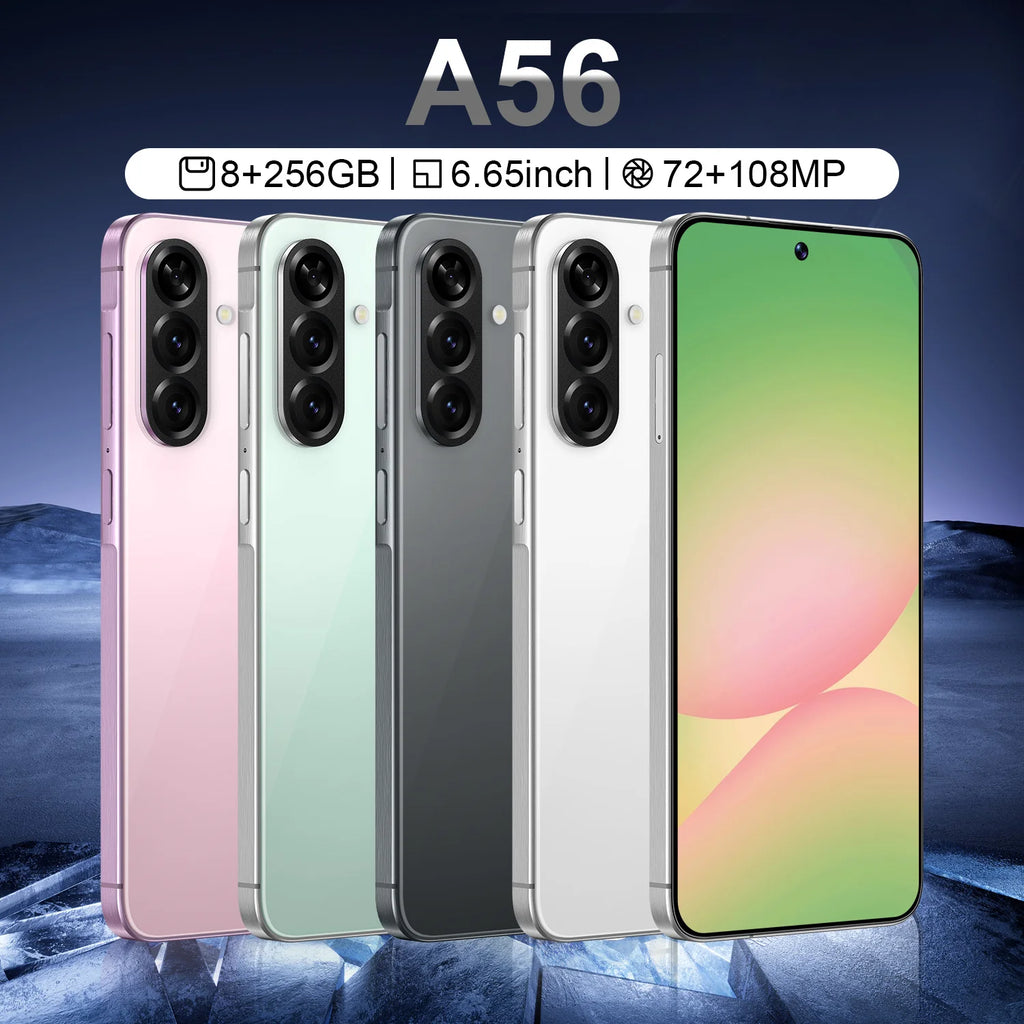 Original Phones A56 Smartphones for A56 8+256GB 5G Dual SIM Cellphone Mobile Phone