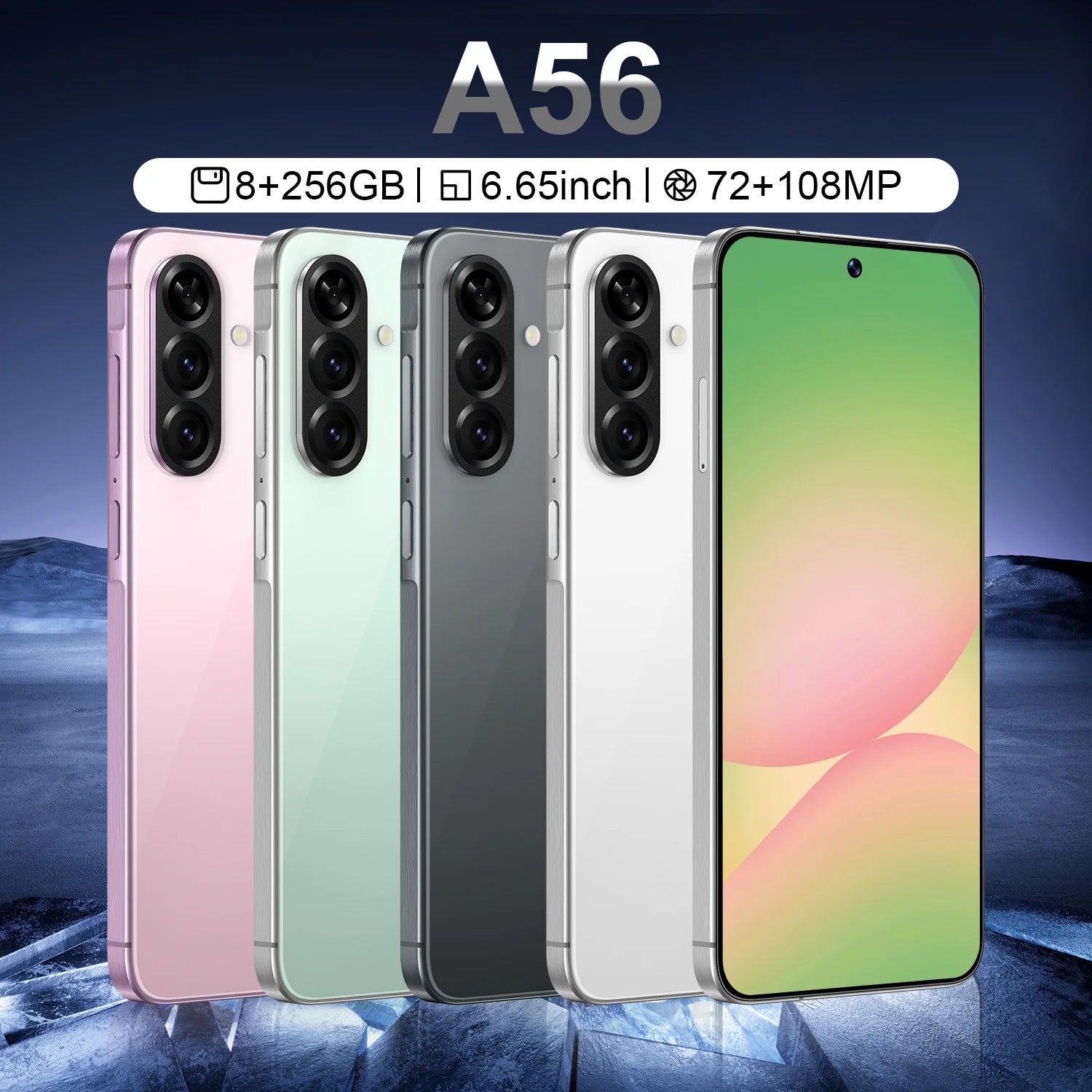 Original Phones A56 Smartphones for A56 8+256GB 5G Dual SIM Cellphone Mobile Phone
