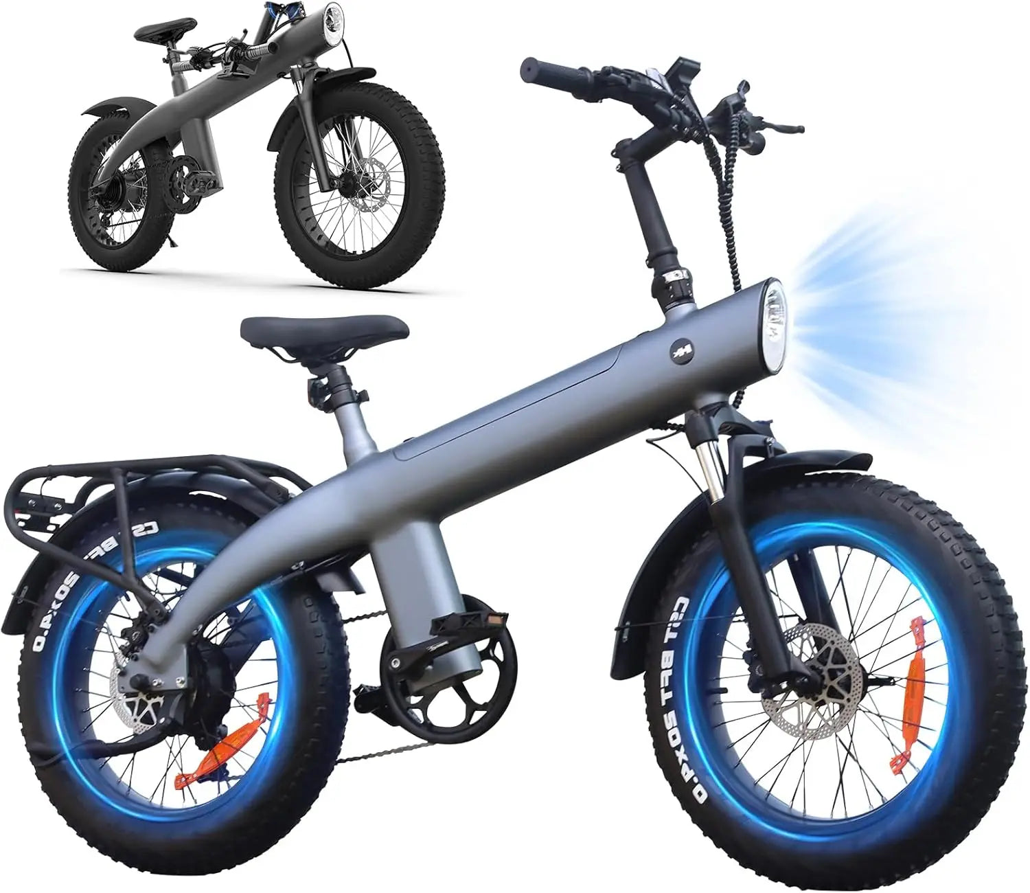 2025 New Popular Battery Bicicletta Elettrica Bikes-elektro Drive 20 Inch Fat Tire Electric Bike Full Suspension Mtb City Ebike