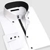 Men's Casual Shirt Long Sleeve Korean Trends Fashion Button-down Collared Blouse Business Dress Shirts Slim Fit Designer Shirts