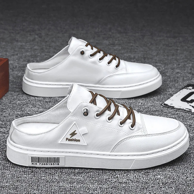 Men's Slip-ons Canvas Shoes Non-heel Casual Shoes Autumn Summer Slippers 2021 Original Fashion Male Sneakers Zapatos De Hombre