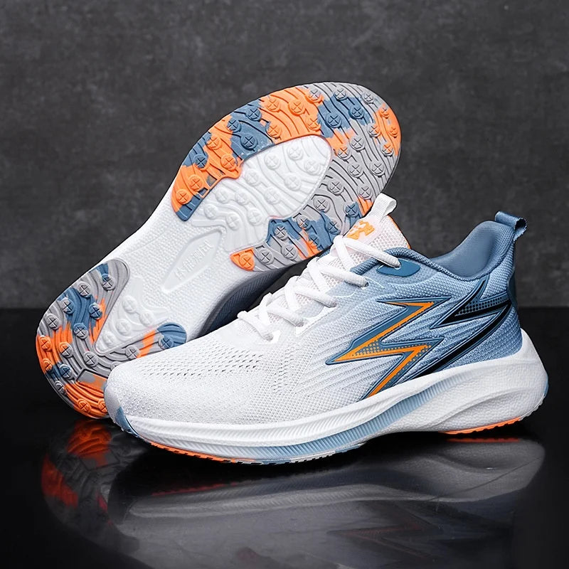 Men's Summer Extra Large Size 47-48 Sports Casual Running Shoes Mesh Upper Rubber Midsole Shock Absorption Middle School