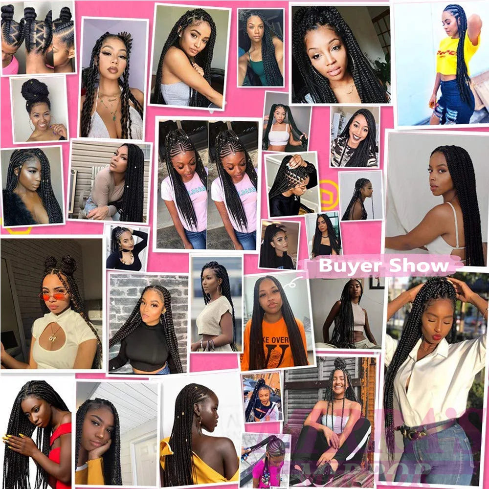 Synthetic Braiding Hair Brown Ombre Hair Extensions Professional Braid Hair for Crochet Twist Braids Soft Yaki Texture