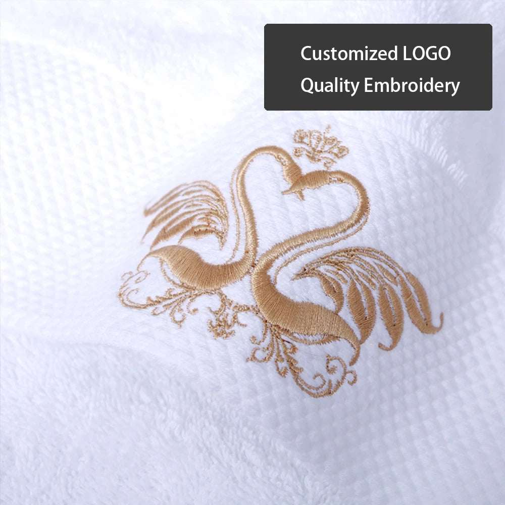Towel Customized LOGO Bath Towel Hand Towel 100% Cotton Embroidery Name Personalized Wedding Birthday Greeting Message Gift