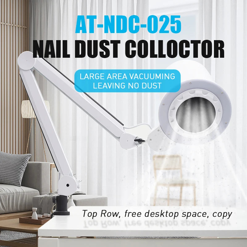 20278 S AT-NDC-025 Better Than 4Blanc Nail Dust Extractor Collector Nails Vacuum Cleaner