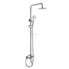 Luxury CE Certified Stainless Steel 304 Shower Tap Set Hot and Cold Rain Set Shower High Pressure Brushed Nickel Shower Kit