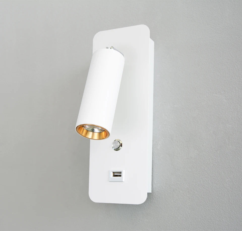 Indoor led wall lamps DC5V USB charge led  wall light bedroom modern wall lamp stair study livingroom sconce