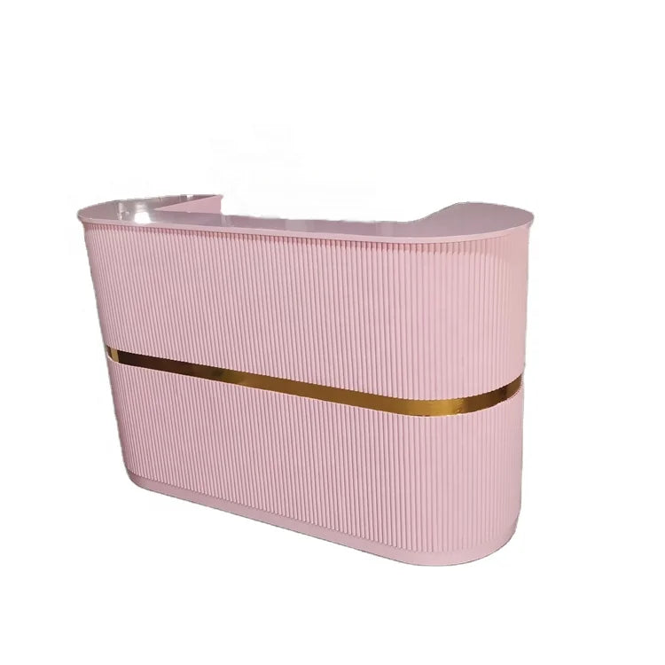 Kisen Beauty Salon Shop Hotel Office Pretty Small Place Cash Counter Boutique Front Desk Reception Table with LED Light
