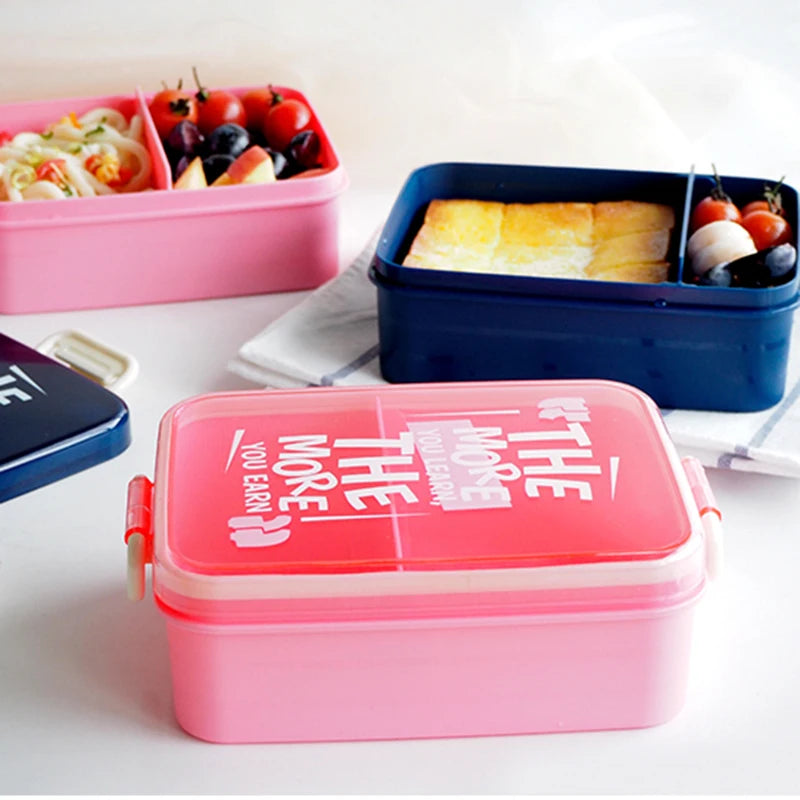 Single Layer Microwave Lunch Box Sealed Separated Bento Boxes Food Storage Container for Adults,Student,Kids Lunches BPA Free