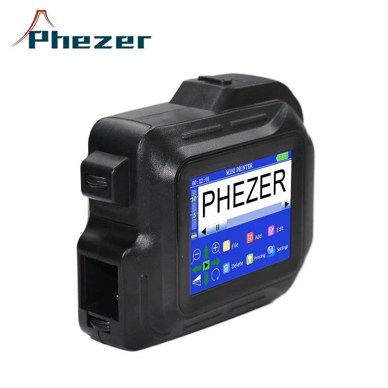 MFG EXP Date Mini Portable TIJ Coding Machine Handheld Inkjet Coding and Marking Printer Machine With Black Ink Cartridge