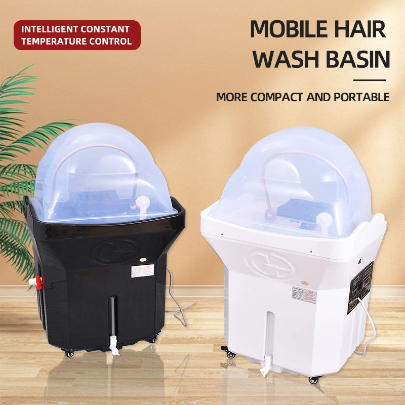 New Water Storage Separate Sink Set Shampoo Bed Multifunctional Fumigable Hydrotherapy Water Circulating Shampoo Bed