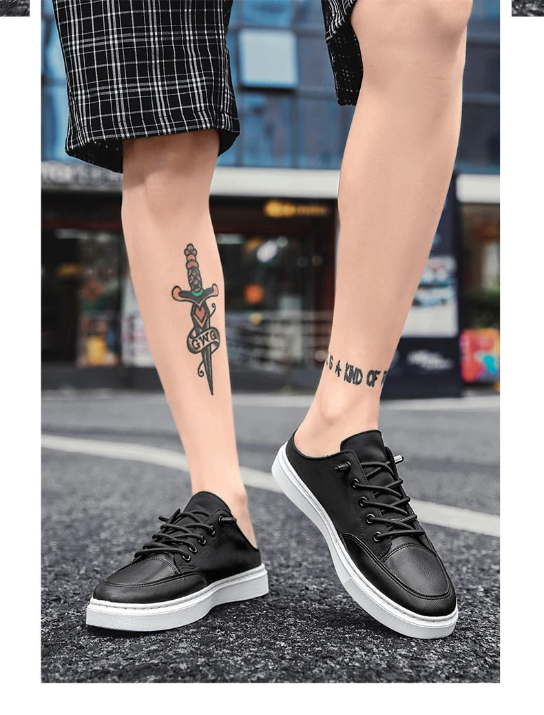 Men's Slip-ons Canvas Shoes Non-heel Casual Shoes Autumn Summer Slippers 2021 Original Fashion Male Sneakers Zapatos De Hombre