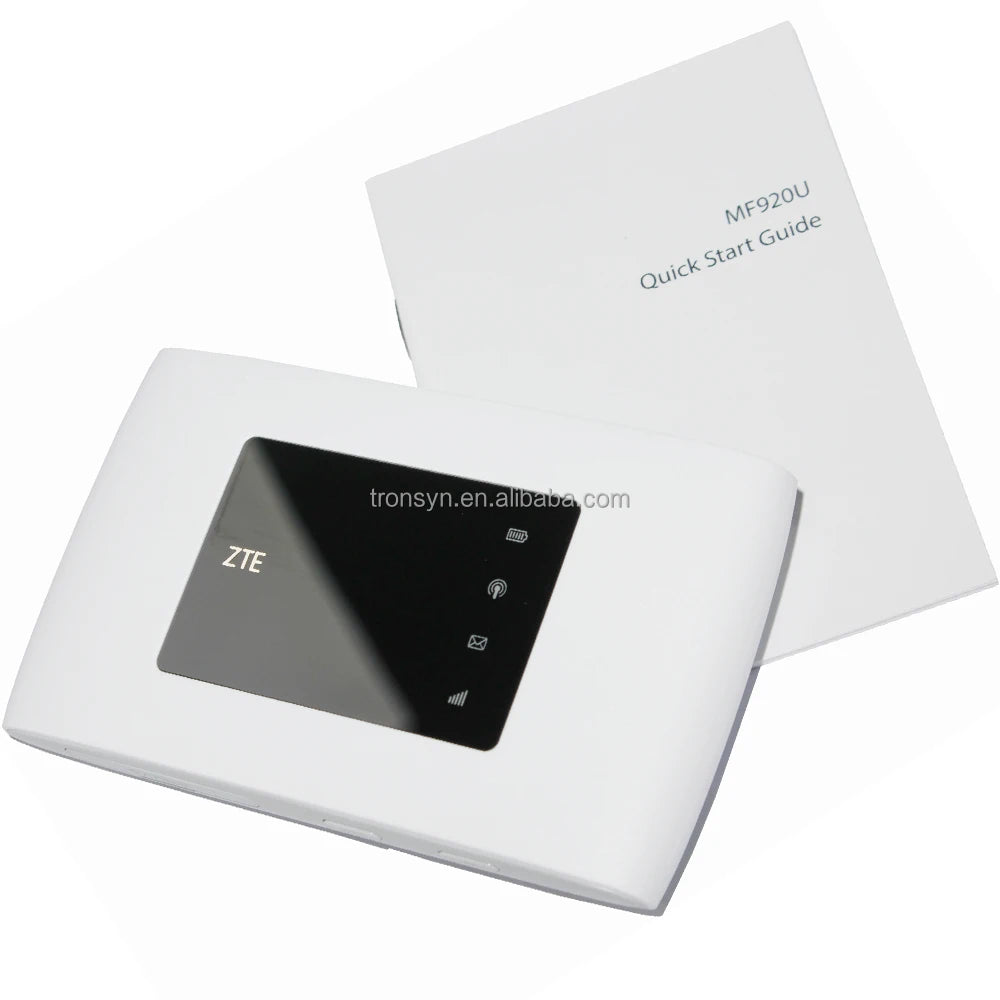 ZTE MF920U CAT4 150Mbps 4G Internet Router WiFi LTE with 2400mAh and Dual External Antenna Port for SOHO and VPN