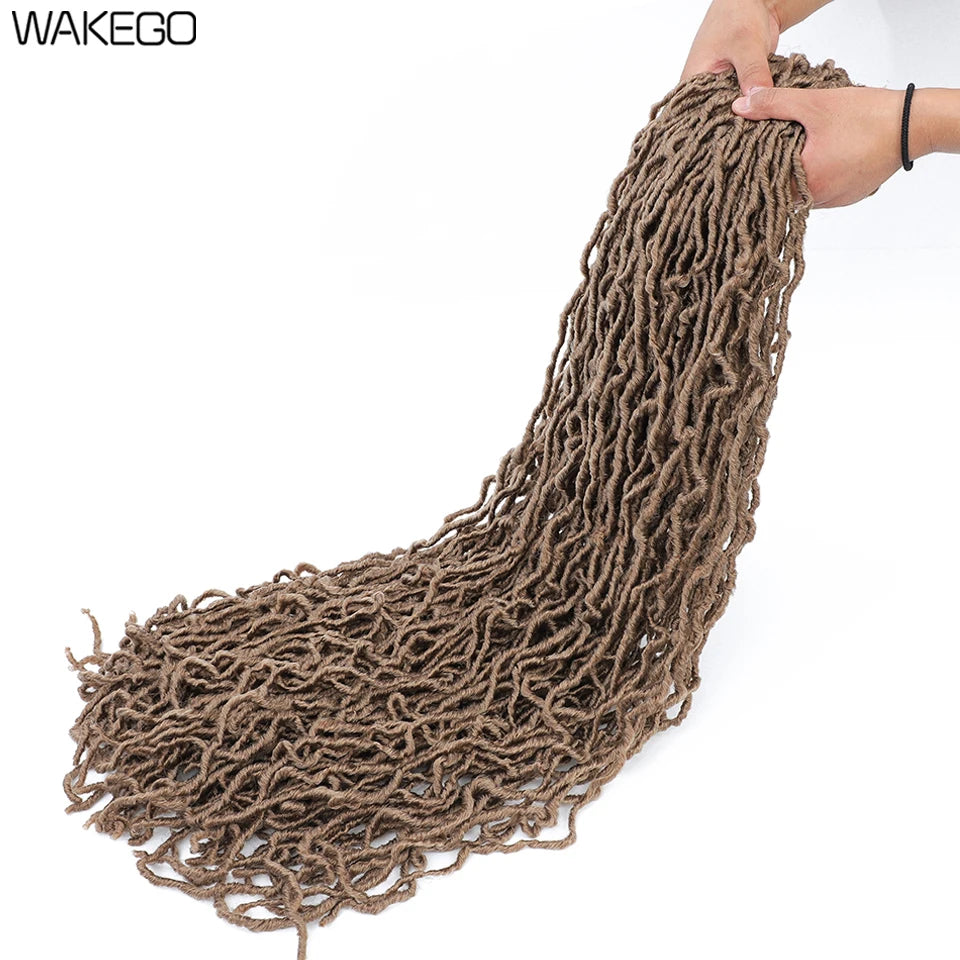 Top Faux Dreadlocks Extension 36 pulgadas Super Long New Faux Locks Crochet Braid Bouclé Pre Extended New Soft Locs Crochet Hair