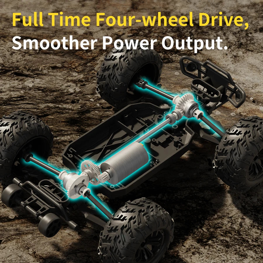 35km/h Brushless-Level Performance RC Car Electronic Stepless Speed Control + Multi-Directional Driving + Plastic Structure +