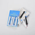 New Creative 4 Pcs Package Cross Action Electric ToothBrush Replaceable Head Compatible for Oral B Head Io