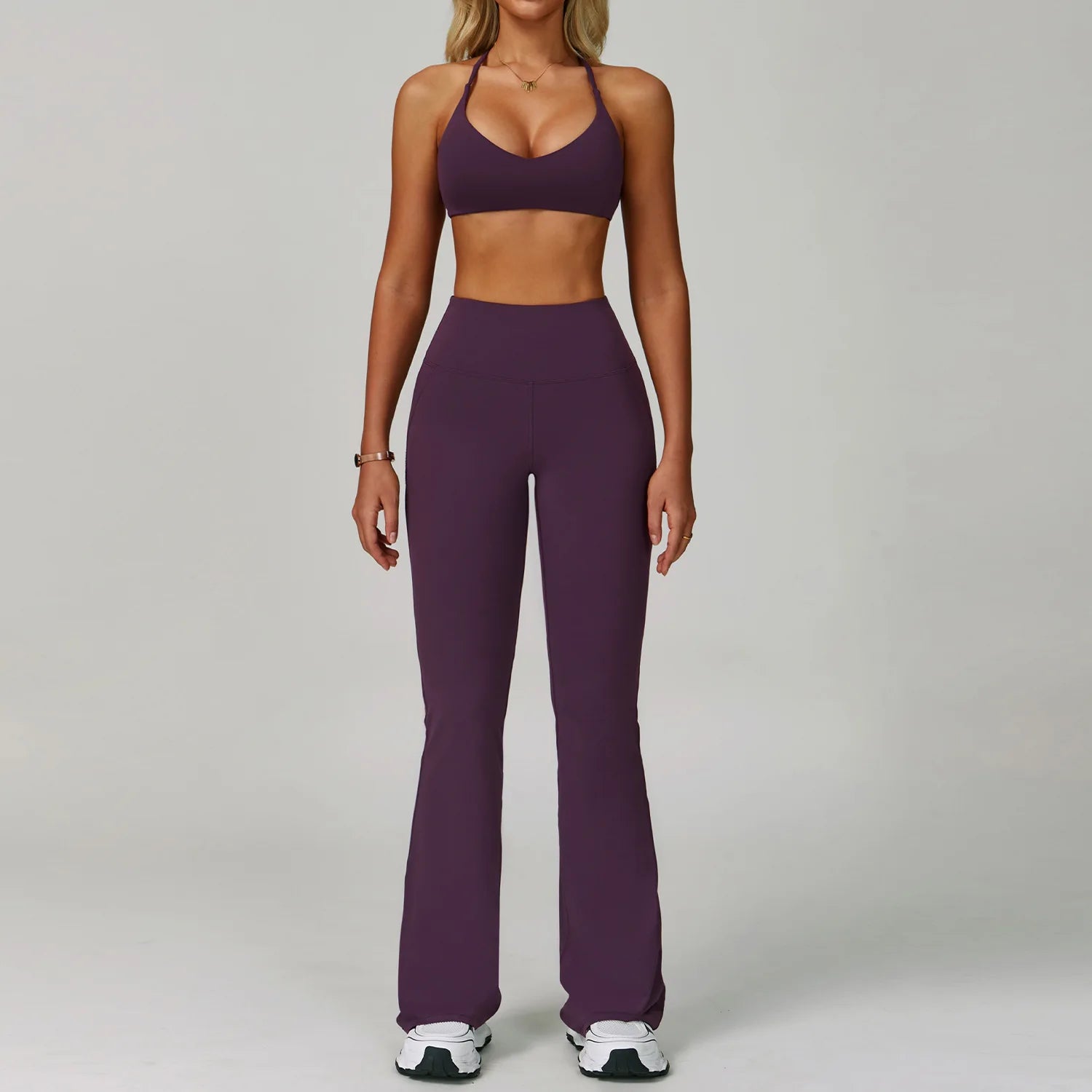 New Arrival Fashion High Stretchy Seamless Yoga 5 Pieces Set With Jacket Fitness Workout Clothes for Sports Women