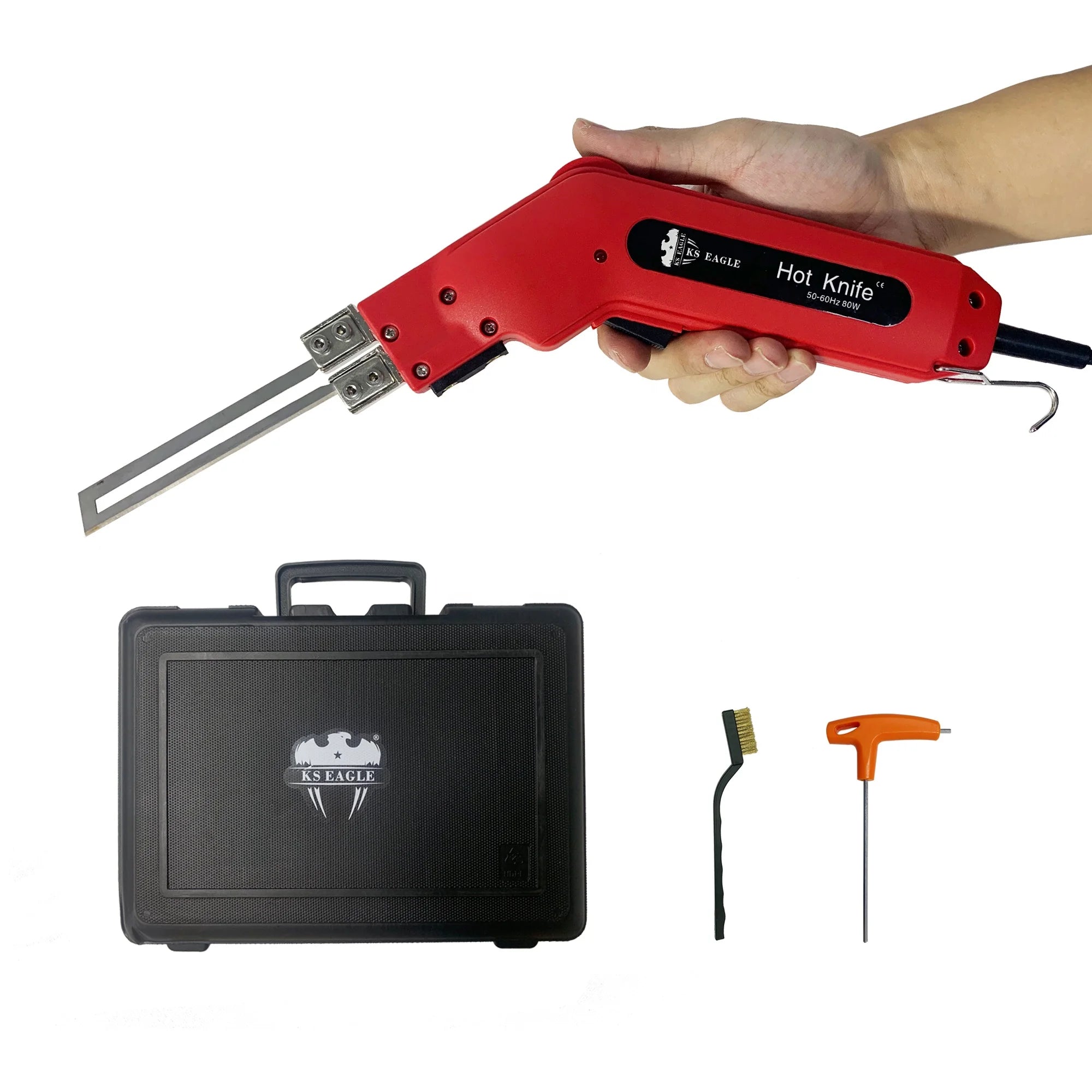 KS EAGLE Electric Foam Cutter Polystyrene Styrofoam Knife Hot 10CM Wire Foam Cutting Knife Portable Hot Knife Foam Cutter