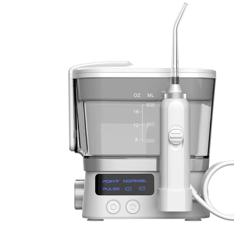 Oral Irrigator Dental Water Flosser Electric Cleaner 600ml Oral Hygiene Dental Flosser Waterflosser