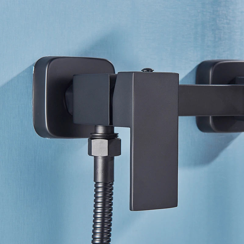 Rozin Black Bidet Faucets Wall Mounted Bathroom Shower Tap Bidet Toilet Sprayer Bidet toilet Washer Mixer Faucet