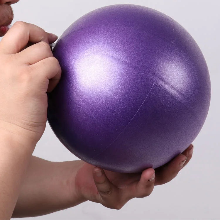 Eco-Friendly 25cm PVC Yoga Ball for Workout Exercise Pilates Balance Fitness Training