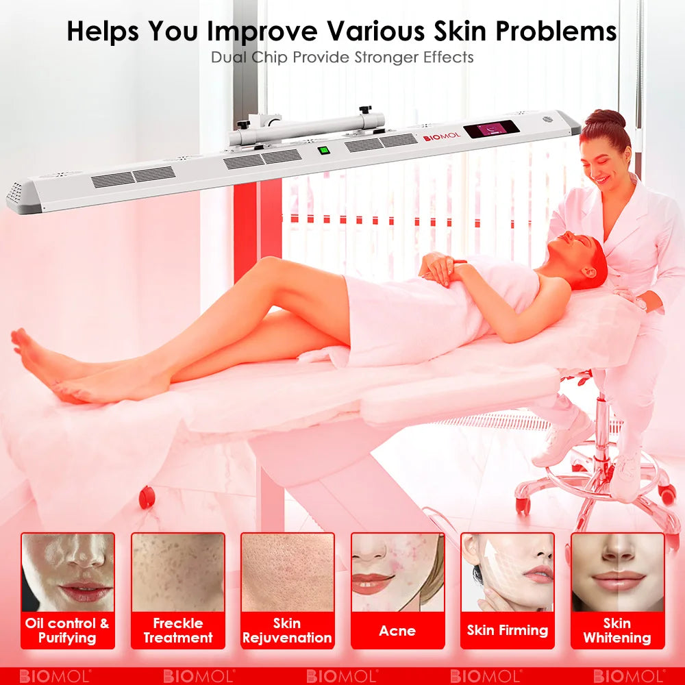 USA Warehouse Infrared Light Panel Red Light Therapy Device with Voice Control Customized Logo for Full Body Use
