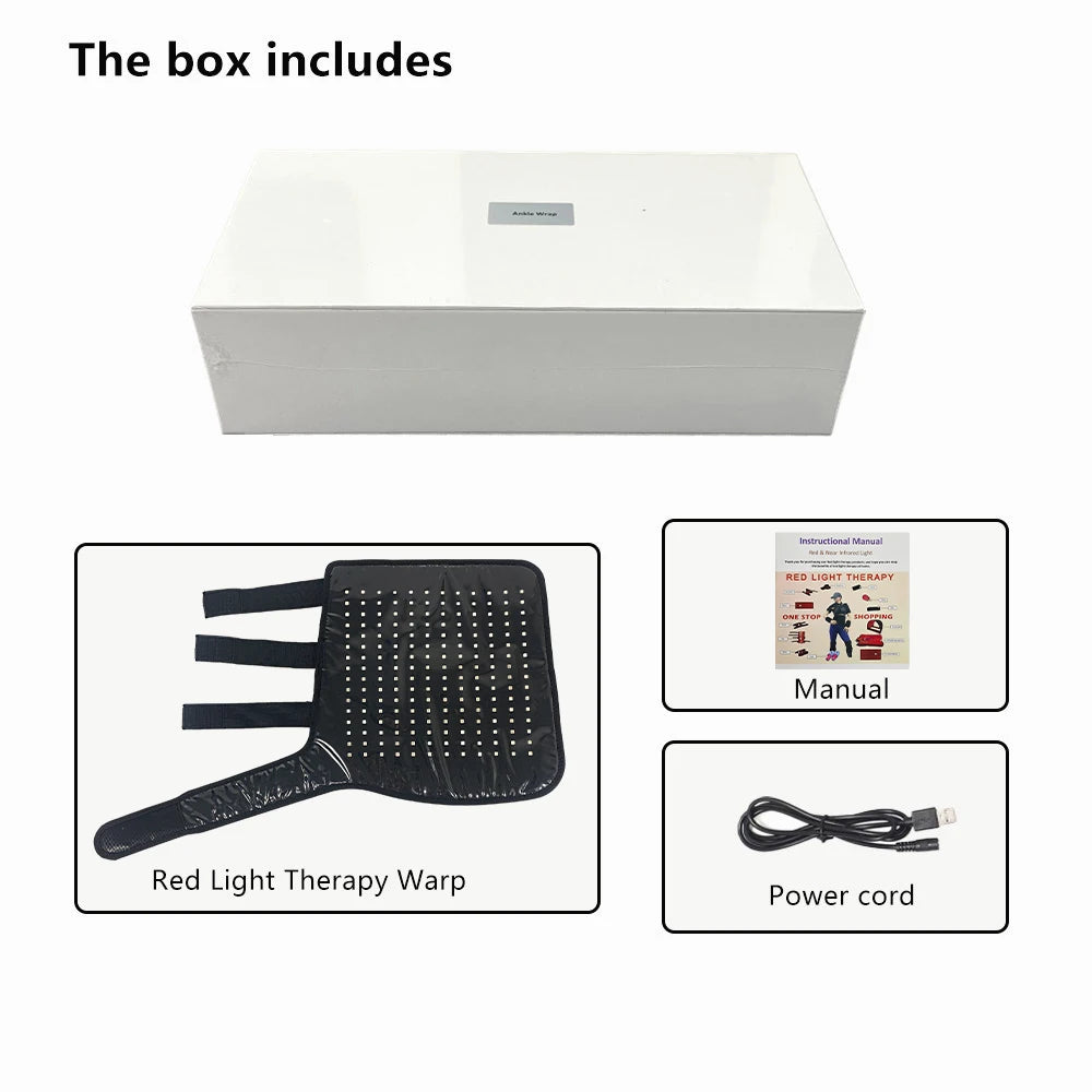192pcs 5050SMD Combo 660nm and 850nm DC5V Red Light Therapy Horse Leg Pad