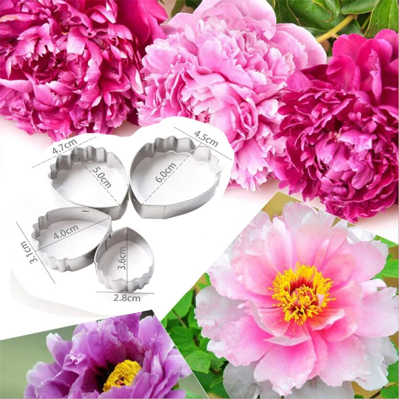 5PCS/Set Round Stainless Steel Biscuit Mould Portable Cake Fondant Mold Kitchen Gadgets Baking Accessories Cookie Cutter