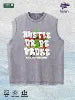 Hustle or Broke Graphic Washed Vest US Warehouse 3 Colors Cotton Tank