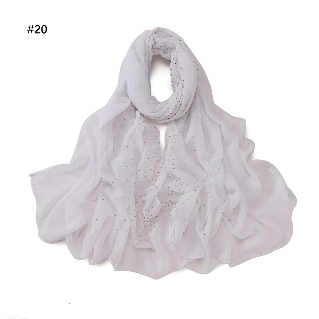 Zifeng OME Travel Photo Art Pure Color Full Star Hot Diamond Cotton Linen Monochrome Cape Scarves & Shawls