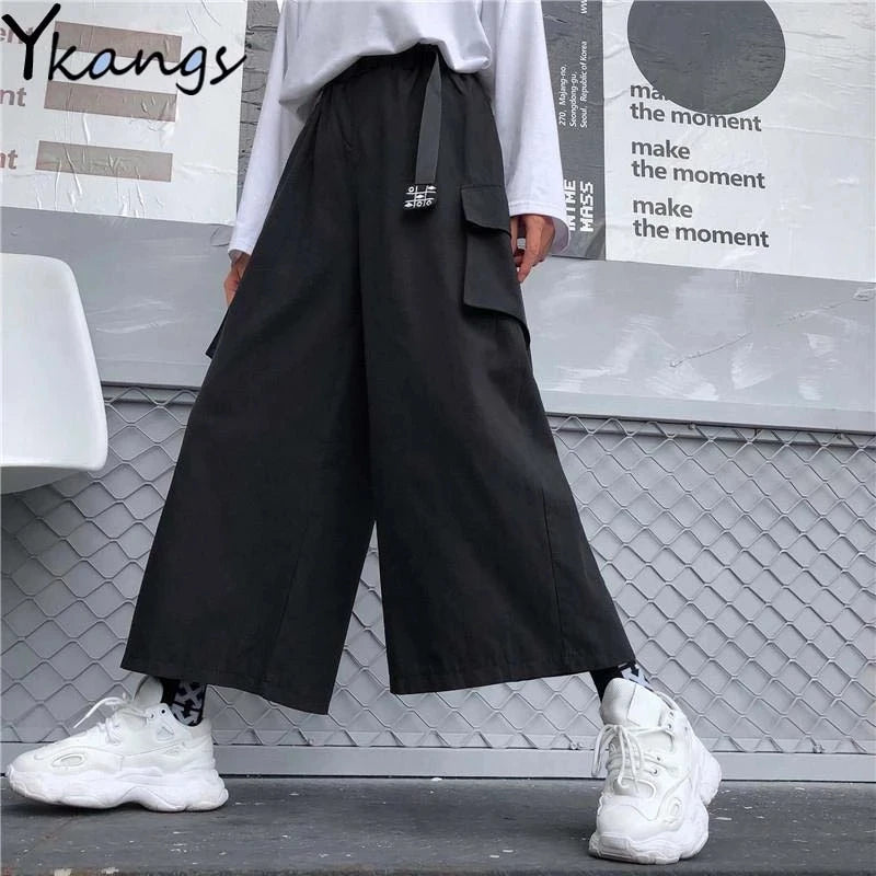 Pocket Casual Denim Shorts Summer Retro Blue Cargo Port Loose Big Pocket Thin Fashion Washed Five Point Casual High Waist Shorts