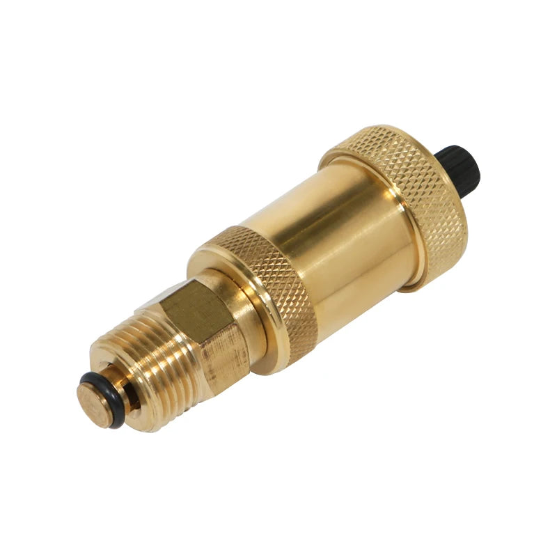 Auto Air Vent Control Bleed Valve Plug with OEM Support 1/2 Port Size -50C 100C Operating Temp. for Radiator Heating System