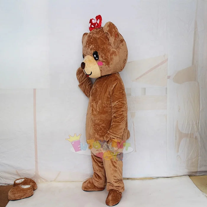Customized Promotion Bear Performance Mascot Costume Adult Party Bear Cartoon Mascot Set
