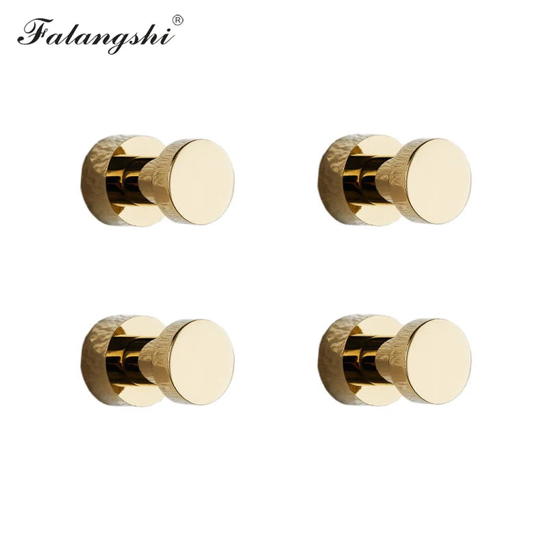 Brass Robe Hooks Clothes Hanger Household Small Decoration Rustproof Towel Hook Coat Hanger Key Rack Bathroom Accessories WB8123