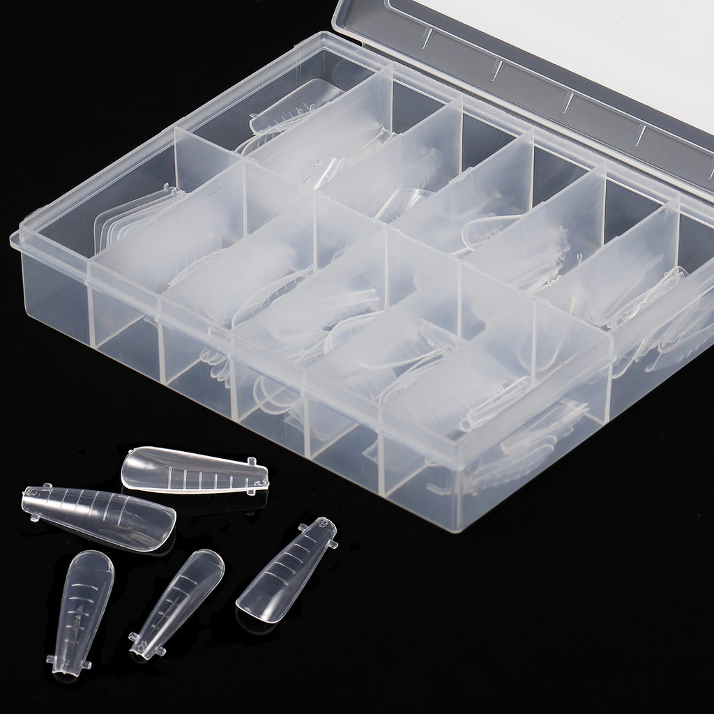 BNG Top Forms for Nails Dual Forms Nails Forms for Extension Full Cover Quick Building Gel Mold Tips Poly Nail Gel Mold