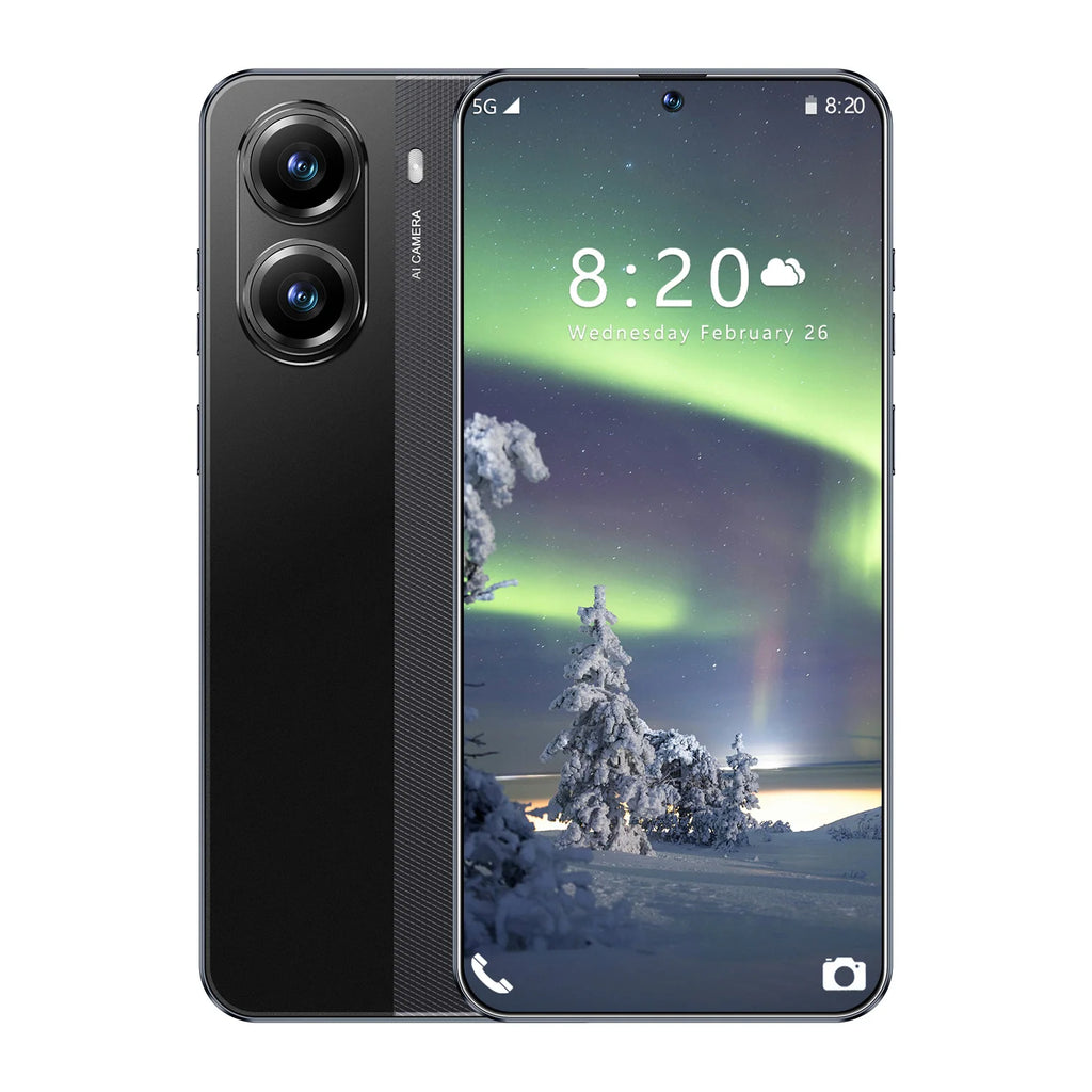 Popular Cellphone X7 Pro 5G Smartphone 7.3\" HD Display 8000mAh Deca Core Real 108MP Dual SIM Mobile Phones 16GB/1TB ROM Phone