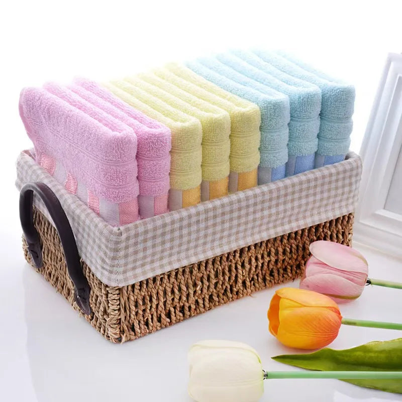 33*73cm Thickened Face Towel Absorbent Pure Hand Wash Hair Shower Double Side Soft Towel Bathroom Family Hotel Towel